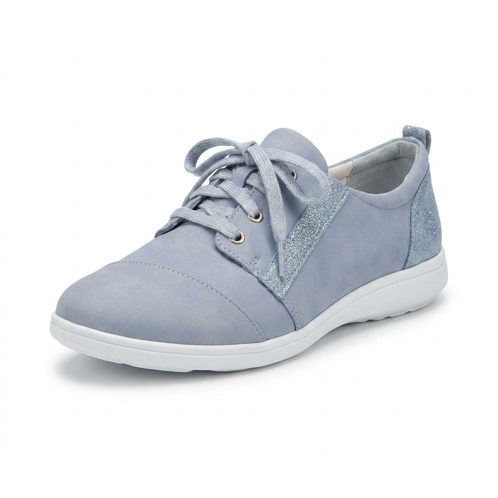 New Sas Women's Marnie Lace-Up Shoes In Sky / Sparkle